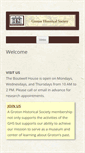 Mobile Screenshot of grotonhistoricalsociety.org